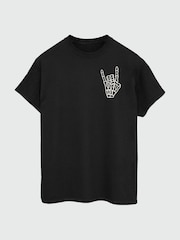Brands In Black Mens Motivated Attitude 100% Cotton T-Shirt - Image 5 of 6