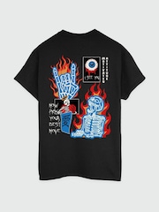 Brands In Black Mens Motivated Attitude 100% Cotton T-Shirt - Image 6 of 6