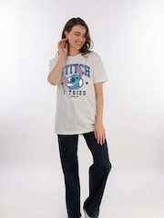 Brands In White 100% Cotton Disney Lilo & Stitch I Tried T-Shirt - Image 2 of 4