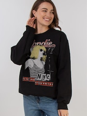 Brands In Black Blondie One Way Or Another Women Music Sweatshirt - Image 1 of 4