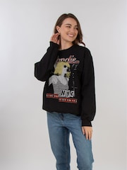 Brands In Black Blondie One Way Or Another Women Music Sweatshirt - Image 2 of 4