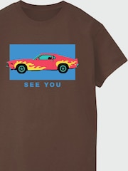 Brands In Brown Men Car See You 100% Cotton T-Shirt - Image 4 of 4
