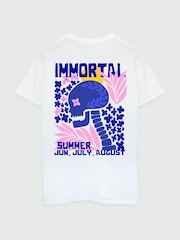 Brands In White Men Immortal Summer 100% Cotton T-Shirt - Image 6 of 6