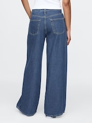 Gap Blue Mid Rise UltraSoft Baggy Jeans - Image 2 of 8