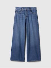 Gap Blue Mid Rise UltraSoft Baggy Jeans - Image 7 of 8