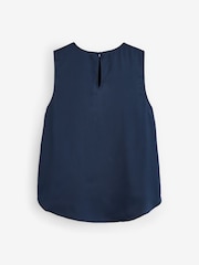 Banana Republic Blue Shell Tank Top - Image 4 of 5