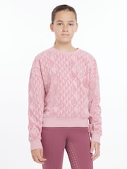 LeMieux Young Rider Clea Base Layer Peony Sweat Top - Image 2 of 4