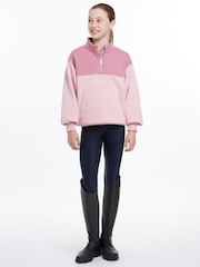 LeMieux Young Rider Kate Blossom Quarter Zip Sweat Top - Image 2 of 4