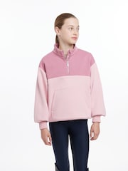 LeMieux Young Rider Kate Blossom Quarter Zip Sweat Top - Image 3 of 4