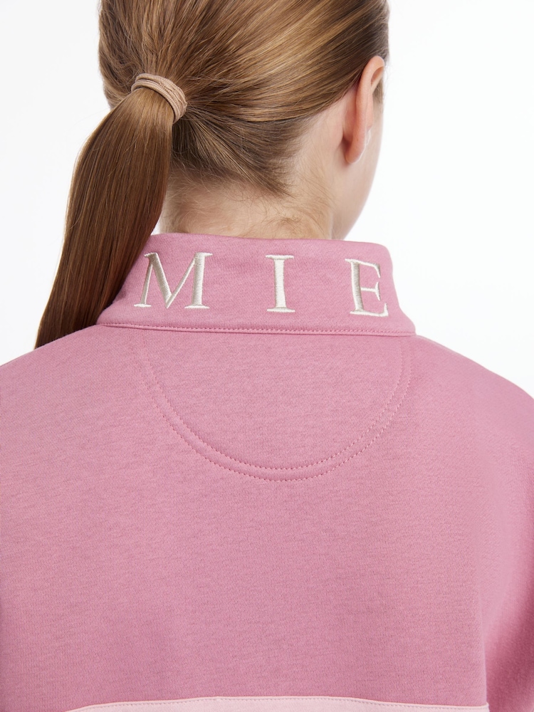 LeMieux Young Rider Kate Blossom Quarter Zip Sweat Top - Image 4 of 4