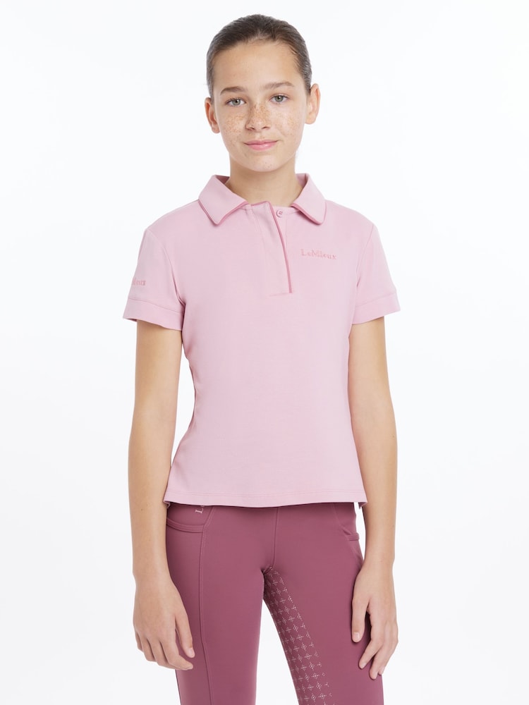 Rosa - LeMieux Young Rider Polo Shirt - Imagen 2 de 4