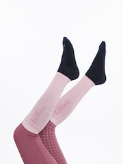 LeMieux Pink Blossom Competition Socks 2 Pack - Image 4 of 4
