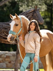 LeMieux Young Rider Harriet Pop Over Almond Hoodie - Image 2 of 5
