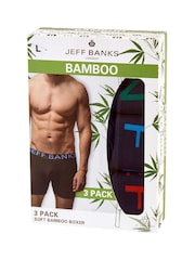 Jeff Banks Blue Bamboo Boxers - Image 5 of 6