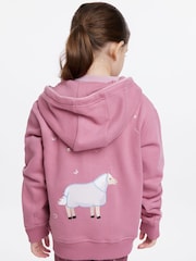 LeMieux Blue Mini Charlie Zip Through Dusk Hoodie - Image 3 of 4