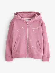LeMieux Blue Mini Charlie Zip Through Dusk Hoodie - Image 4 of 4