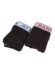 Jeff Banks Black Sports Trunks 2 Pack - Image 4 of 8