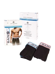 Jeff Banks Black Sports Trunks 2 Pack - Image 6 of 8