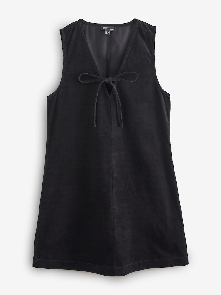 Nobodys Child Black Plain Nila Pinafore Mini Dress - Image 6 of 6 Nobodys Child Black Plain Nila Pinafore Mini Dress - Image 6 of 6