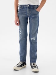 Gap Blue Ripped Slim Fit Jeans - Image 1 of 5