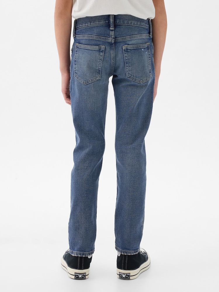 Gap Blue Ripped Slim Fit Jeans - Image 2 of 5
