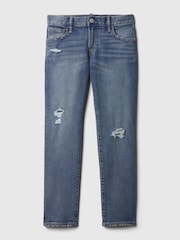 Gap Blue Ripped Slim Fit Jeans - Image 4 of 5