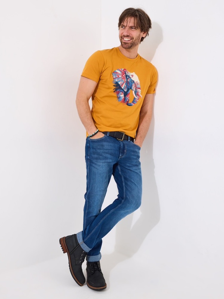 Joe Browns Elephant Print Graphic T-Shirt - صورة 2 من 5