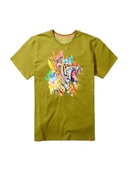 Joe Browns Floral Tiger Graphic 100% Cotton T-Shirt - Imagen 5 de 5