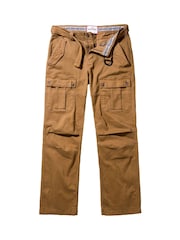 Joe Browns Brown Classic Cargo Trousers with Woven Belt - Image 5 of 5