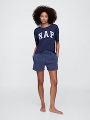 Gap Blue Short Sleeve Pyjama T-Shirt - Image 3 of 3