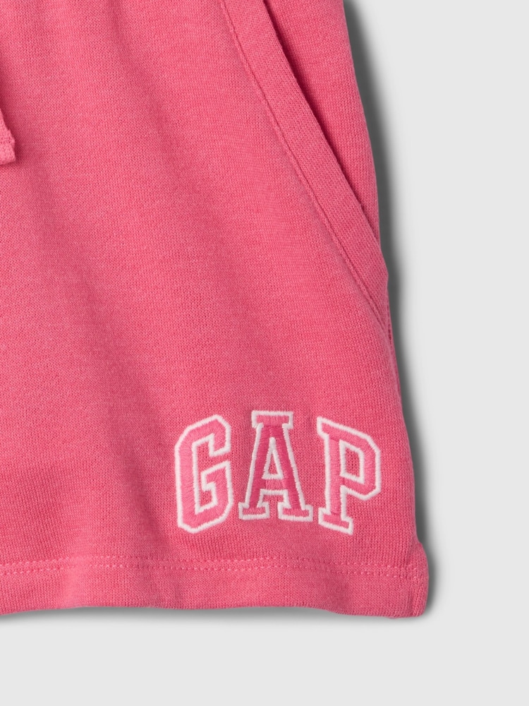 Gap Pink Logo Pull On Shorts (4-13yrs) - Image 3 of 3 Gap Pink Logo Pull On Shorts (4-13yrs) - Image 3 of 3