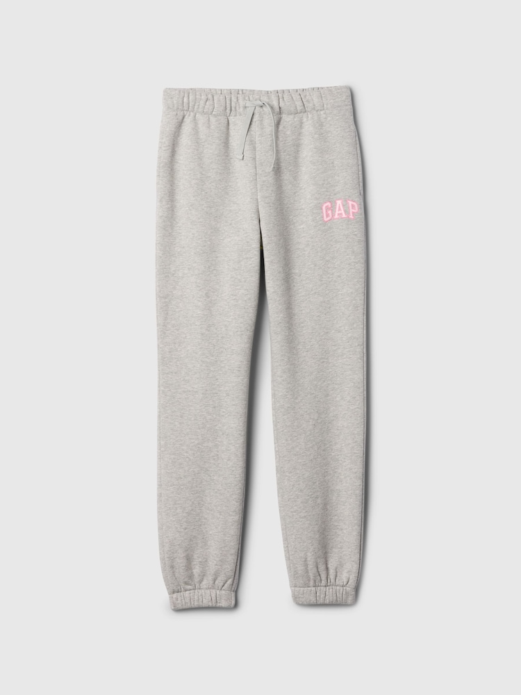 Gap Grey Logo Fleece-Lined Joggers (4-13yrs) - Image 1 of 1 Gap Grey Logo Fleece-Lined Joggers (4-13yrs) - Image 1 of 1