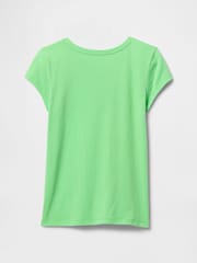 Gap Green Cotton Short Sleeve Crew Neck Graphic T-Shirt (4-13yrs) - Image 2 of 3