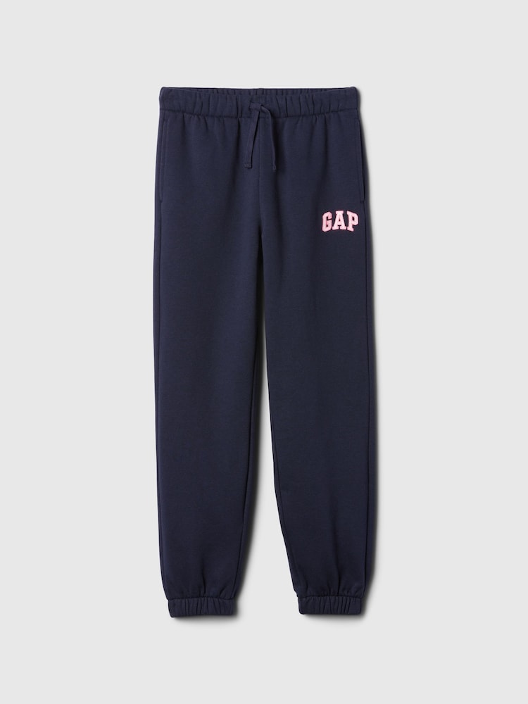 Gap Navy Blue Logo Fleece-Lined Joggers (4-13yrs) - Image 1 of 2