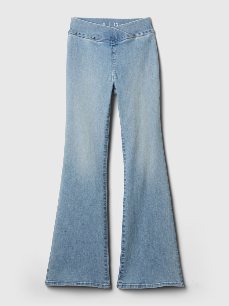 Gap Blue High Waisted Flare Jeggings (5-13yrs) - Image 5 of 5 Gap Blue High Waisted Flare Jeggings (5-13yrs) - Image 5 of 5