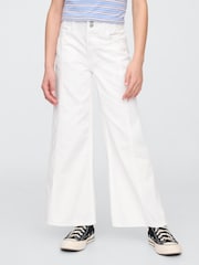 Gap Джинсы с высокой талией Stride Wide-Leg Ankle (5-13yrs) - Изображение 1 из 5
