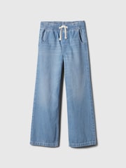 Gap jeans met wijde pijpen en hoge taille (4 - 13 jr) - Image 1 of 4