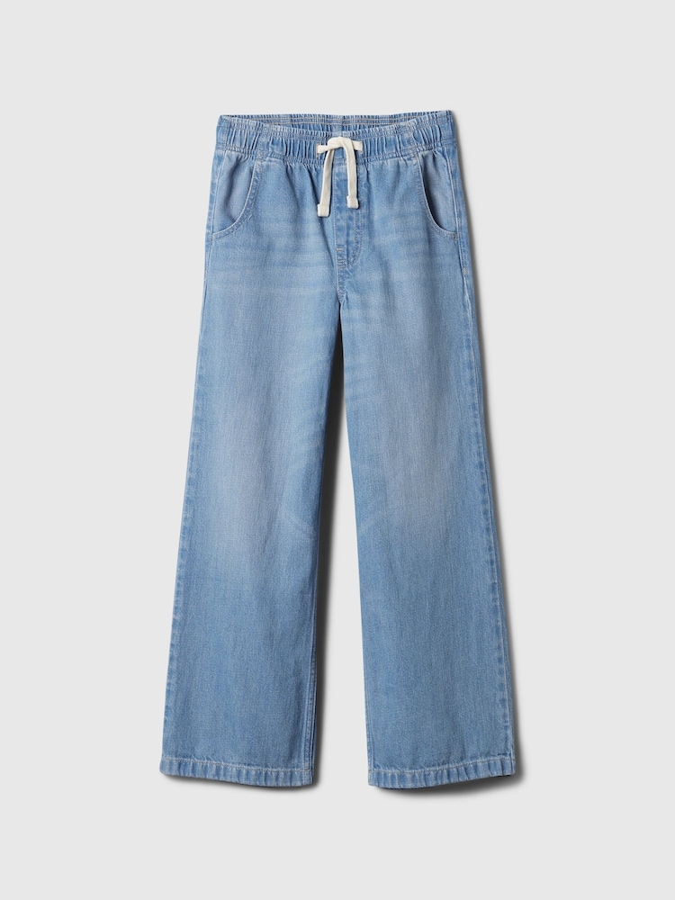 Gap jeans met wijde pijpen en hoge taille (4 - 13 jr) - Image 1 of 4
