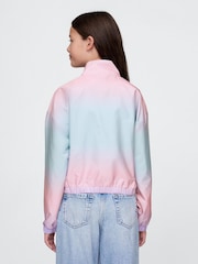 Gap Pink Water-Resistant Zip Up Windbreaker Jacket (4-13yrs) - Image 2 of 5