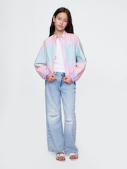Gap Pink Water-Resistant Zip Up Windbreaker Jacket (4-13yrs) - Image 3 of 5