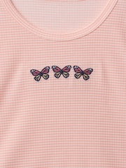 Gap Pink Buterfly Pointelle Short Pyjamas (6-13yrs) - Image 3 of 3
