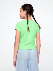 Gap Green Short Sleeve Crew Neck T-Shirt (4-13yrs) - Image 2 of 4