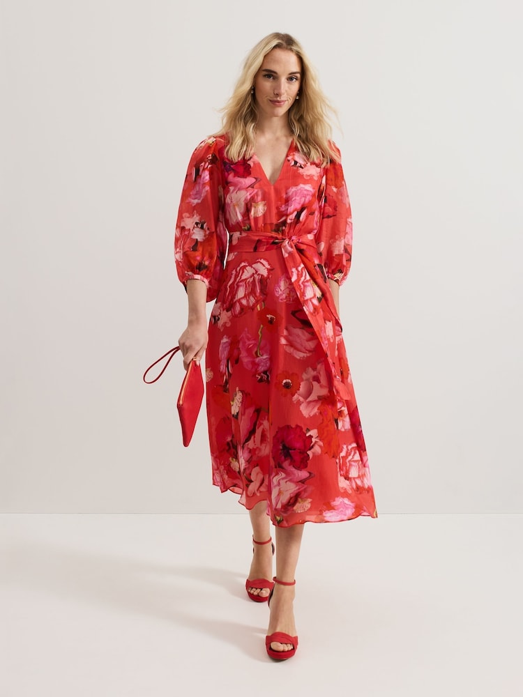 Phase Eight Pink Petite Federica Dress - Image 1 of 7
