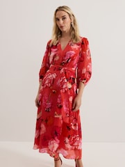 Phase Eight Pink Petite Federica Dress - Image 3 of 7