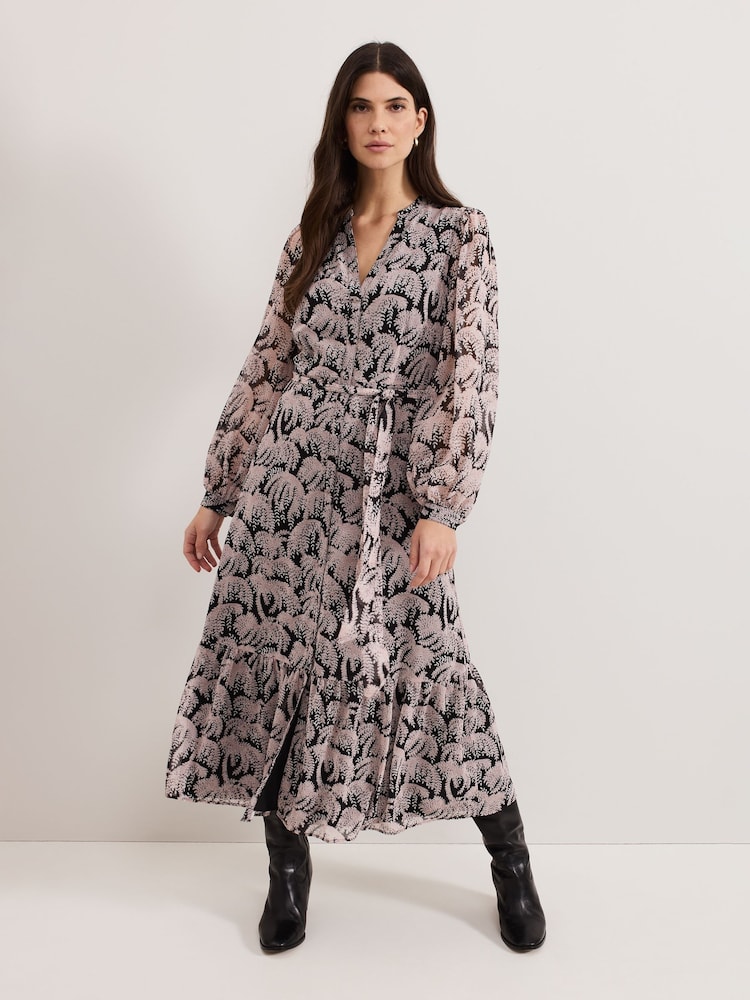 Phase Eight Black Willow Shirt Dress - Image 1 of 7