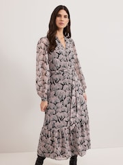 Phase Eight Black Willow Shirt Dress - Image 3 of 7