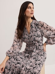Phase Eight Black Willow Shirt Dress - Image 4 of 7