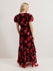 Phase Eight Black Amaris Floral Dress - Image 2 of 8