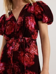 Phase Eight Black Amaris Floral Dress - Image 4 of 8