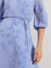 Phase Eight Blue Liona Floral Dress - Image 6 of 7